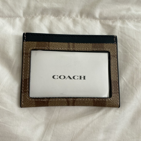 Coach | NWT Slim ID Card Case in Signature Canvas - Picture 3 of 7